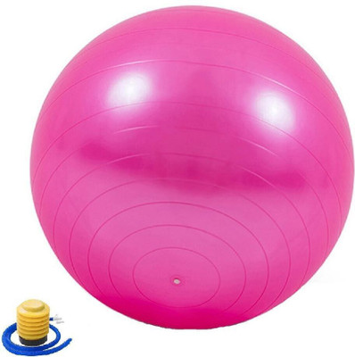 Fitness Scout Anti-Slip Balance Stability Ball Exercise Gym Ball with Pump(75 cm) Gym Ball(With Pump)