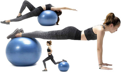 PAVITYAKSH GYM BALL 65CM Lights Anti-Burst Gym Ball 65cm Gym Ball(With Pump)