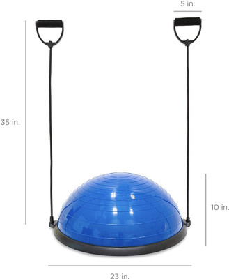 DR. PEN Yoga bosu Half Ball Dome Balance Trainer Fitness Strength With Pump Gym Ball Gym Ball(With Pump)