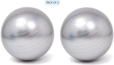 LAFILLETTE PACK OF 2 Anti Burst Anti Slip Unisex Exercise Ball PVC Extra Thick Professional Gym Ball