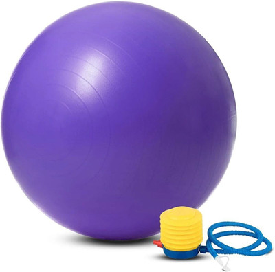 Fitness Scout Exercise Ball with Inflation Pump, Non-Slip Gym Ball, for Yoga, Pilates(85 cm) Gym Ball(With Pump)