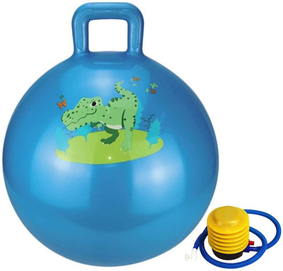 RAIYARAJ Hopper Ball For Kids | Exercise & Fitness | Jumping Hopping Therapy Ball (55cm) Gym Ball(With Pump)