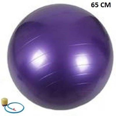 Sports Era Gym Ball Anti Burst 65 cm with Foot Pump Gym Ball Gym Ball(With Pump)