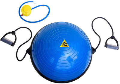 DE JURE FITNESS Imported Bosu Gym Ball(With Pump)