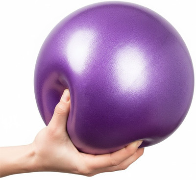 BLISSBORN Mini Exercise Ball 9 Inch (23cm) – Small Soft Pilates Ball for Yoga,(Pack of 1) Gym Ball