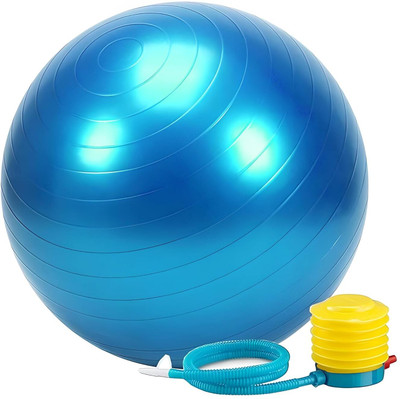 NURIOR Exercise Gym Ball 65cm with Pump Exercise Equipment for Home Gym Ball(With Pump)