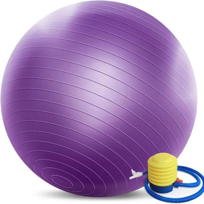 Fitness Scout Exercise Ball Yoga Ball Fitness Ball Birthing Ball with Quick Pump (85 cm) Gym Ball(With Pump)