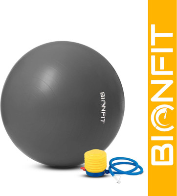 BIONFIT Gym Ball for Exercise, Yoga, Anti-Burst physio ball, pregnancy exercise for home Gym Ball(With Pump)