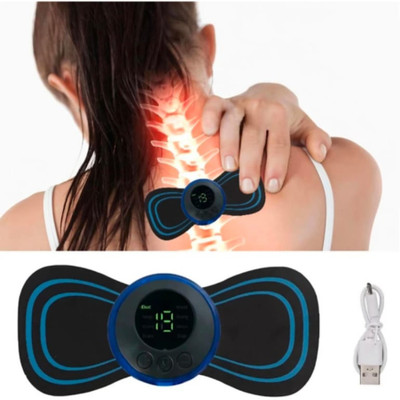 TEKFAST EMS Massager Mini Massager Butterfly Massager for Shoulder Legs Massage