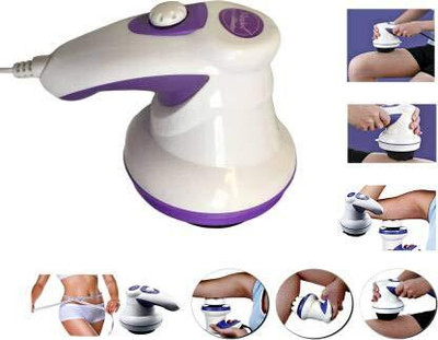 SOBO Powerful Manipol Massager for Fat burning and Pain Relief With 3 Heads and Adjustable Speed and Vibration Massager(White, Purple)