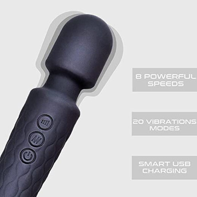 5teknova Personal Wand Neuropathy Full Body Massager Powerful, Waterproof, Wireless qaz12
