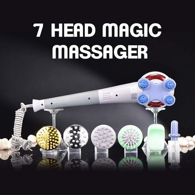 VNEXX AcuPressure Professional Magic Machine Massager with 7 Attachment