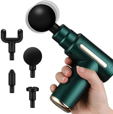 Sobo Mini Gun Massager For Deep Tissue Muscle Pain Relief 4 Head Massage Gun
