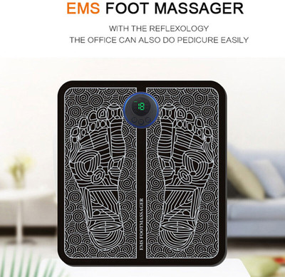 Any Time Fit Foot Massager Machine with Slimming Belt EMS Pad Care Blood Circulation Massager