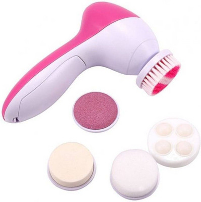FIVANIO 5 in 1 Multi-Function Portable Facial Skin Care Electric Massager/Scrubber