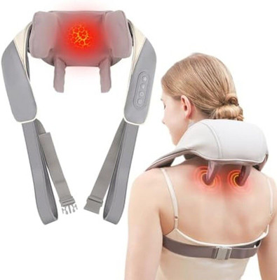 NUVIO Wireless Neck & Back Massager | 5D Deep Tissue with Heat Function