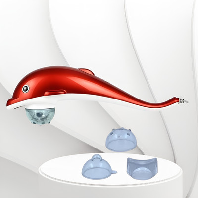 opriQ Corded Electric Dolphin Handheld Massager with Vibration, Pain & Stress Relief