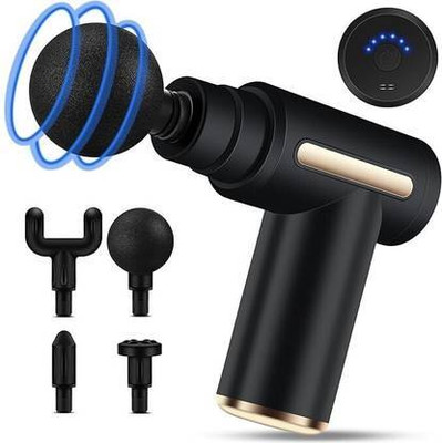 Damku Handheld Gun Massager Machine with Deep Tissue Relief - Rechargeable, Portable