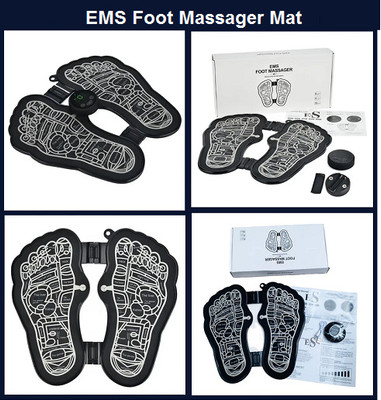 TRK IMPEX Electric EMS Massage Machine Mat Portable 8 Mode/19 Intensity
