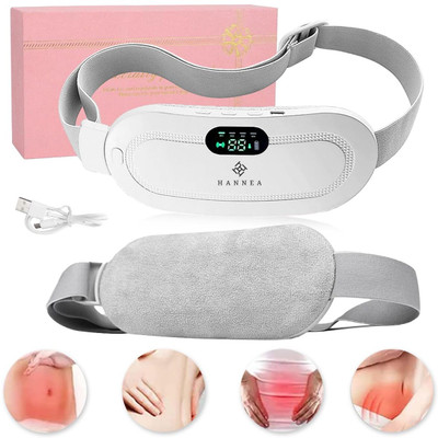 SMARTHUBSTORE Belly Warmer Heating Pad with 4 Heat Levels 4 Vibration Modes,