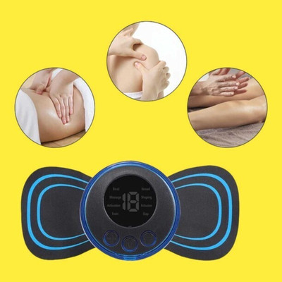 Arvindent Mini Butterfly EMS Body Massager - 1 Mini Massager with Rechargeable