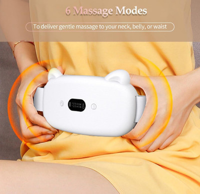 Esarora , Belly Warmer Heating Pad with 4 Heat Levels 4 Vibration Modes