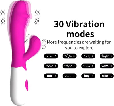 GULGLOW99 10 Mode Rabbit Portable Manual Massager