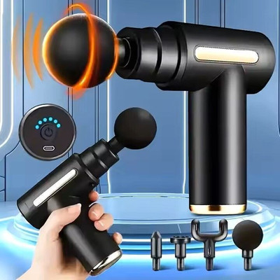 Sobo Portable Mini Gun Massager For Full Body Muscle Pain Relief 6 Speed Massage Gun
