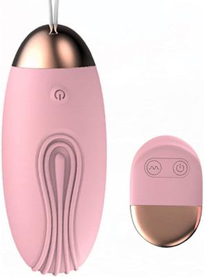 Adultsneed Wireless Remote-Controlled Silicone Massager Egg with 10 Vibration Modes – Pink