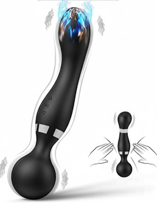 Wrixty Dual Head Rechargeable Body Massager for Stress Relief (Waterproof Massager)