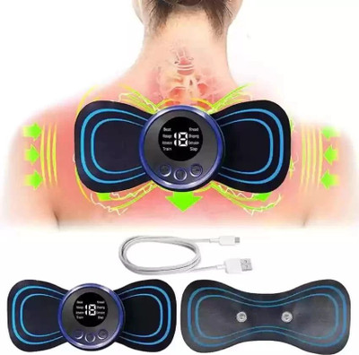 RuHaNest Mini Electric Neck Back Body Massager Cervical Electric Neck Back Massager