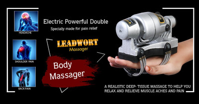 LEADWORT Double Speed Floating Action Massager for head & body pain relief