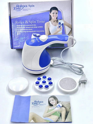 Sobo Relax & Spin Massager for Full Body Pain Relief with 4 head Spin Tone Massager