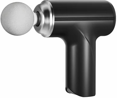 SOBO Premium Massager Gun For Deep Tissue Pain Relief With Powerful Battery With 4 Massager Head, 6 Speed Setting, Percussion Full Body Massage Machine Gun Massager(Black)