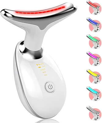 KIZJORYA Anti-Aging Facial and Neck Massage Kit with 3 Modes for Skin
