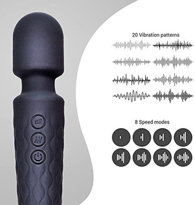 5teknova Personal Wand Full Body Massager Powerful, Waterproof, Wireless qaz136