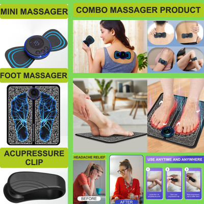 New Masager Foot Machine with Slimming Belt EMS Pad Care Blood Circulation