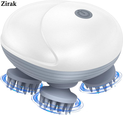 ZIRAK Electric Scalp Massager, Portable Head Massager for Stress Relax and Pain Relief
