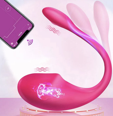 LABRADOR INDIA App Controled Rush Vibrating Massager With 20 Modes or Speed For Women and Girls