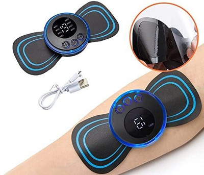 OXGENTA Portable Neck Massager with 8 Modes and 19 Strength Levels