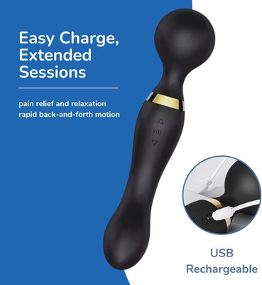 kemisha Powerful Vibration Modes,Handheld Personal Wand Massager,Waterproof Rechargeable
