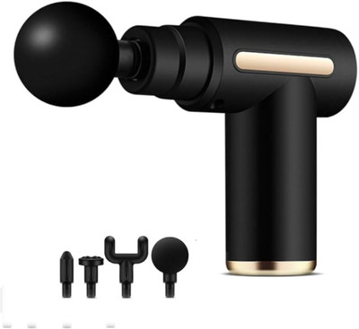 Hespa Compact & Powerful Massage Gun Deep Tissue, 6 Speeds, 4 Heads, Travel-Friendly