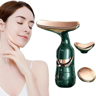 RuHaNest 3 in 1 Anti Wrinkles Face Neck Eyes Massager,Vibration Facial Massager