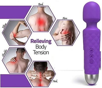 RuHaNest Body Massager for Women, Men, Rechargeable Wireless Vibration Machine