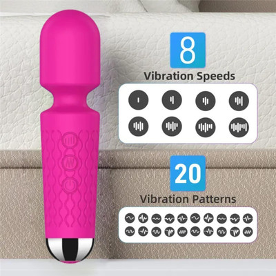 MIYANISTORE Personal Body Massager Rechargeable Vibration Machine for men & women L19