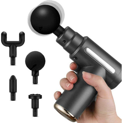 VOLTAC Handheld Gun Massager with Face and Deep Tissue Relief - Rechargeable, Portable