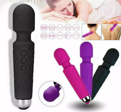 BazaarNest Multi Vibration Modes Quiet Portable Handheld Rechargeable Massagers Cordless