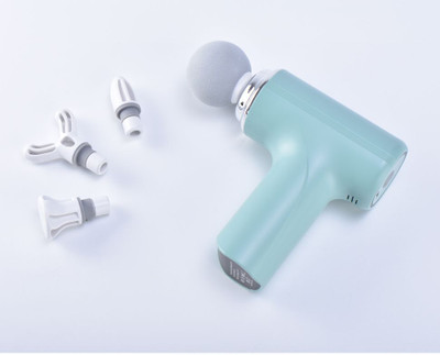 Sobo Powerful Mini Gun Massager For Muscle Pain Relief 4 Head 6 Speed Massage Gun