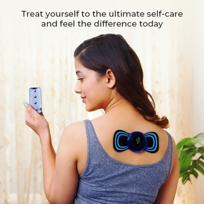 Arvindent Mini Butterfly EMS Body Massager - 1 Mini Massager with Rechargeable