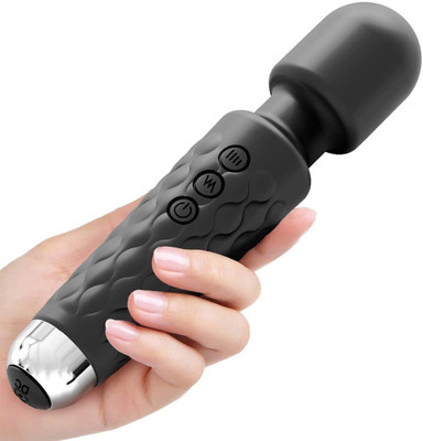 RuHaNest Wireless Massager for Pain Relief, Medical Grade Silicone, 8 Speeds, 20 Modes